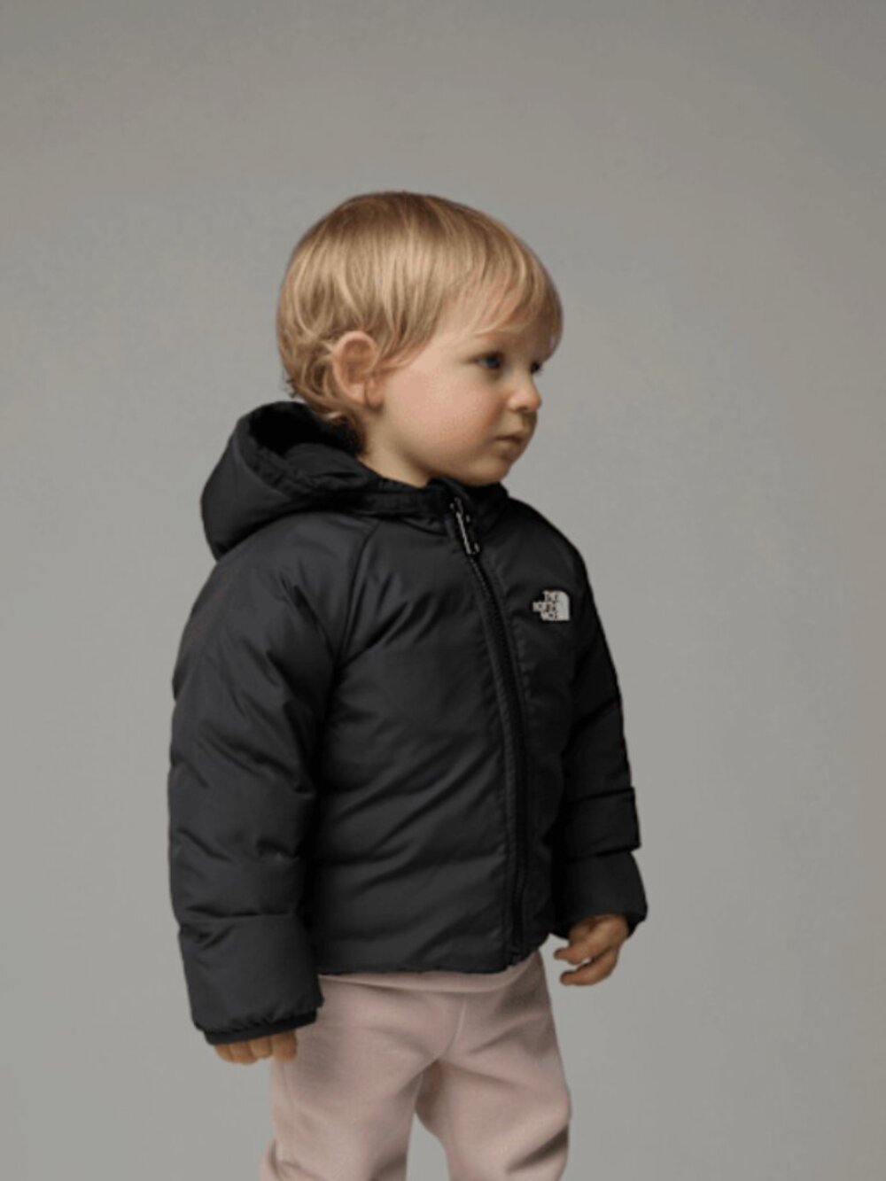 The North Face Infant 600 Fill Down Puffer Jacket Black 12-18M Hooded